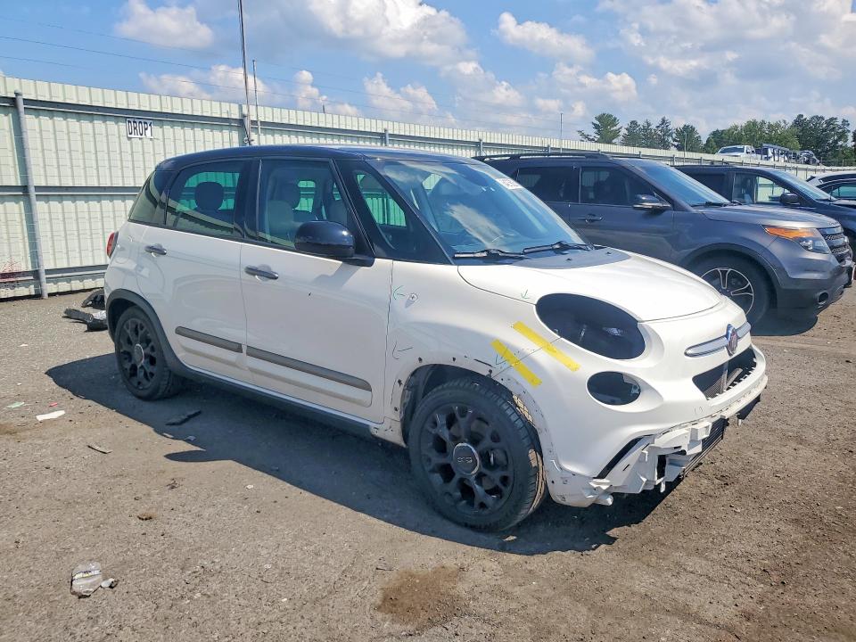 2018 Fiat 500l VIN ZFBCFADHXJZ041205 COPART salvage auction — FRONT END, Pa - Certificate Of Salvage, sold $300 on 2026-08-14 (photo 4)