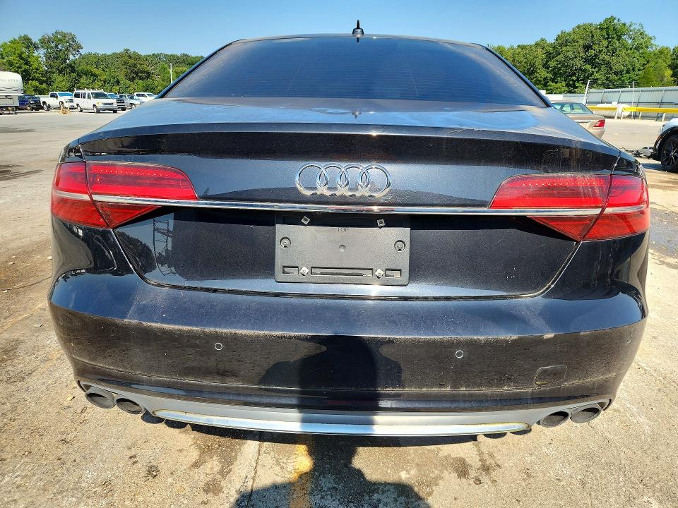 2015 Audi A8 VIN WAU32AFD2FN038698 COPART salvage auction — HAIL, Ok - Cert Of Title-Salvage, sold $9,100 on 2026-09-16 (photo 6)
