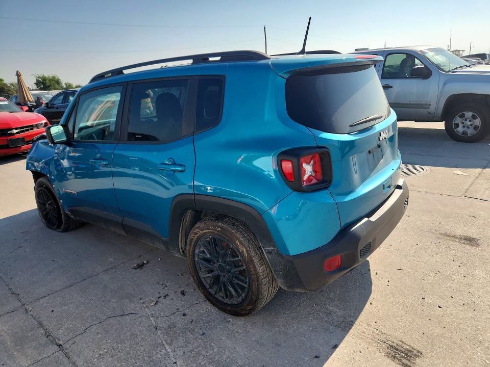 2020 Jeep Renegade VIN ZACNJAA15LPL35573 COPART salvage auction — FRONT END, TX - CERTIFICATE OF TITLE, sold $725 on 2026-08-06 (photo 2)