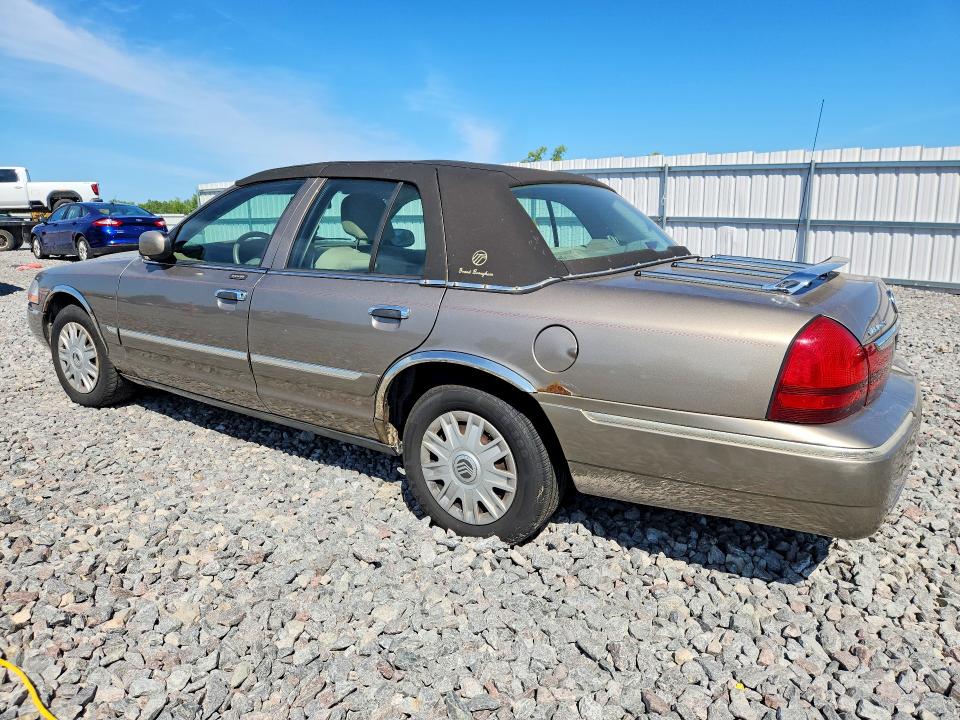 2005 Mercury Grand marquis VIN 2MEFM74W65X623457 COPART salvage auction — MINOR DENT/SCRATCHES, WI - CERTIFICATE OF TITLE, sold $700 on 2026-08-31 (photo 2)