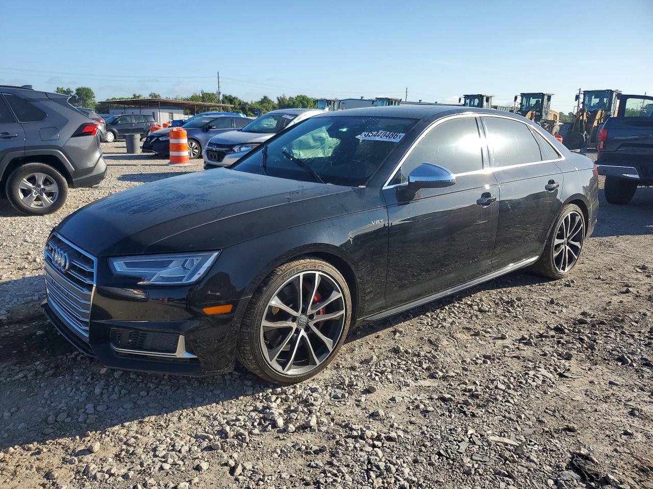 2018 Audi S4 VIN WAUB4AF4XJA062074 COPART salvage auction — Front End, TX - CERTIFICATE OF TITLE, sold $7,800 on 2026-09-15 (photo 1)