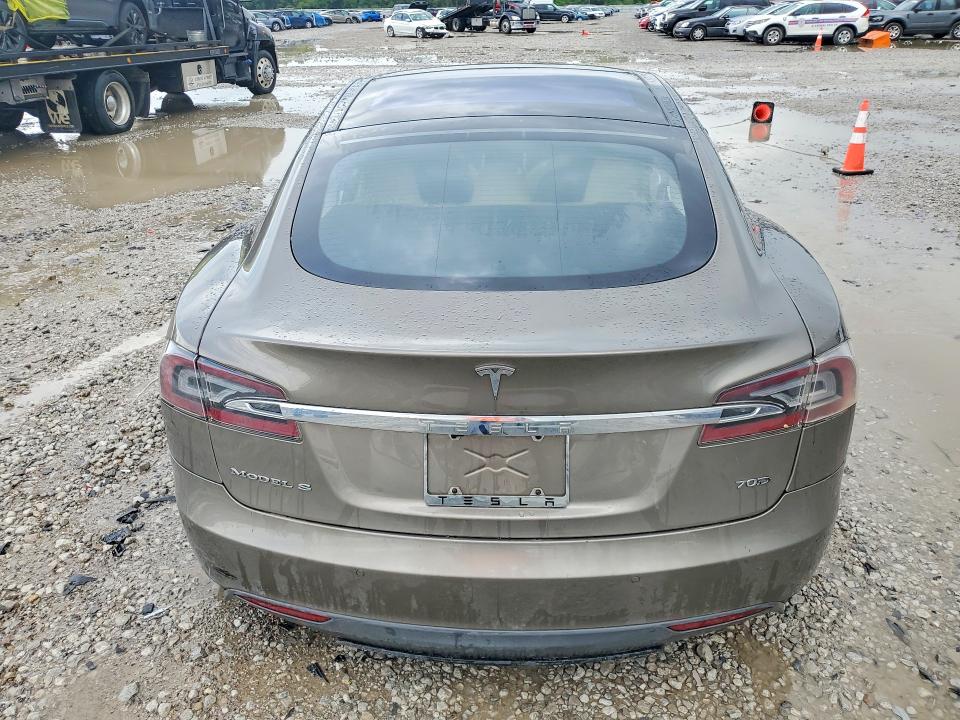 2015 Tesla Model s VIN 5YJSA1E23FF103073 COPART salvage auction — HAIL, Oh - Certificate Of Title, sold $3,000 on 2026-08-28 (photo 6)