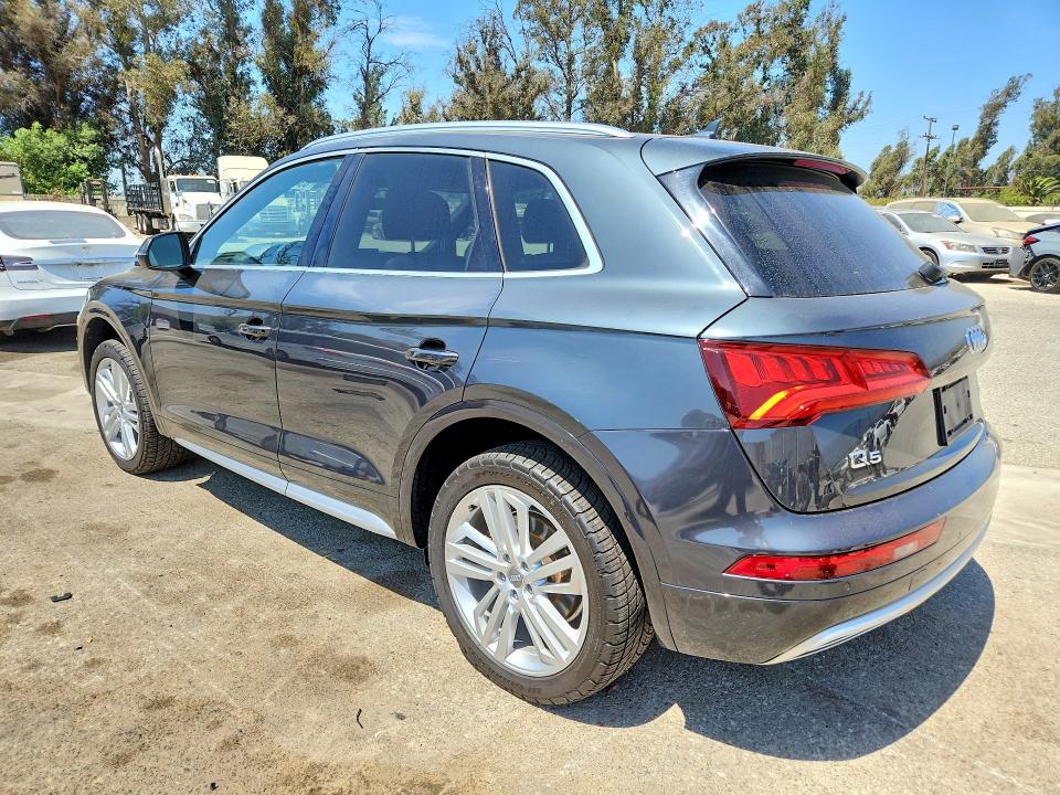 2018 Audi Q5 VIN WA1BNAFYXJ2091159 COPART salvage auction — SIDE, Ca - Salvage Certificate, sold $9,800 on 2026-09-08 (photo 2)