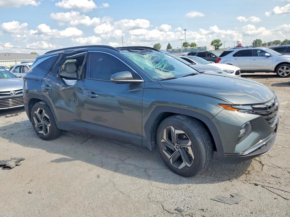 2023 Hyundai Tucson VIN 5NMJE3AE1PH163641 COPART salvage auction — ALL OVER, IN - CERT OF TITLE-SALVAGE TITLE, sold $7,400 on 2026-09-14 (photo 4)