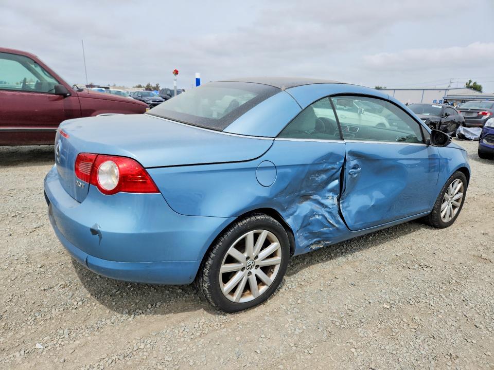 2009 Volkswagen Eos VIN WVWBA71FX9V012321 COPART salvage auction — SIDE, Ca - Dis/Dlr/Exp Only Clean Title, sold $225 on 2026-08-14 (photo 3)