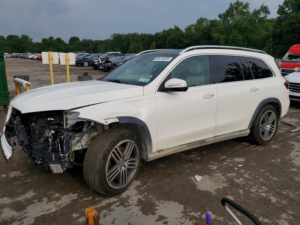 2025 Mercedes-benz Gls-klasse VIN 4JGFF5KE2SB446006 COPART salvage auction — FRONT END, Ny - Certificate Of Title, sold $40,000 on 2026-08-24 (photo 1)