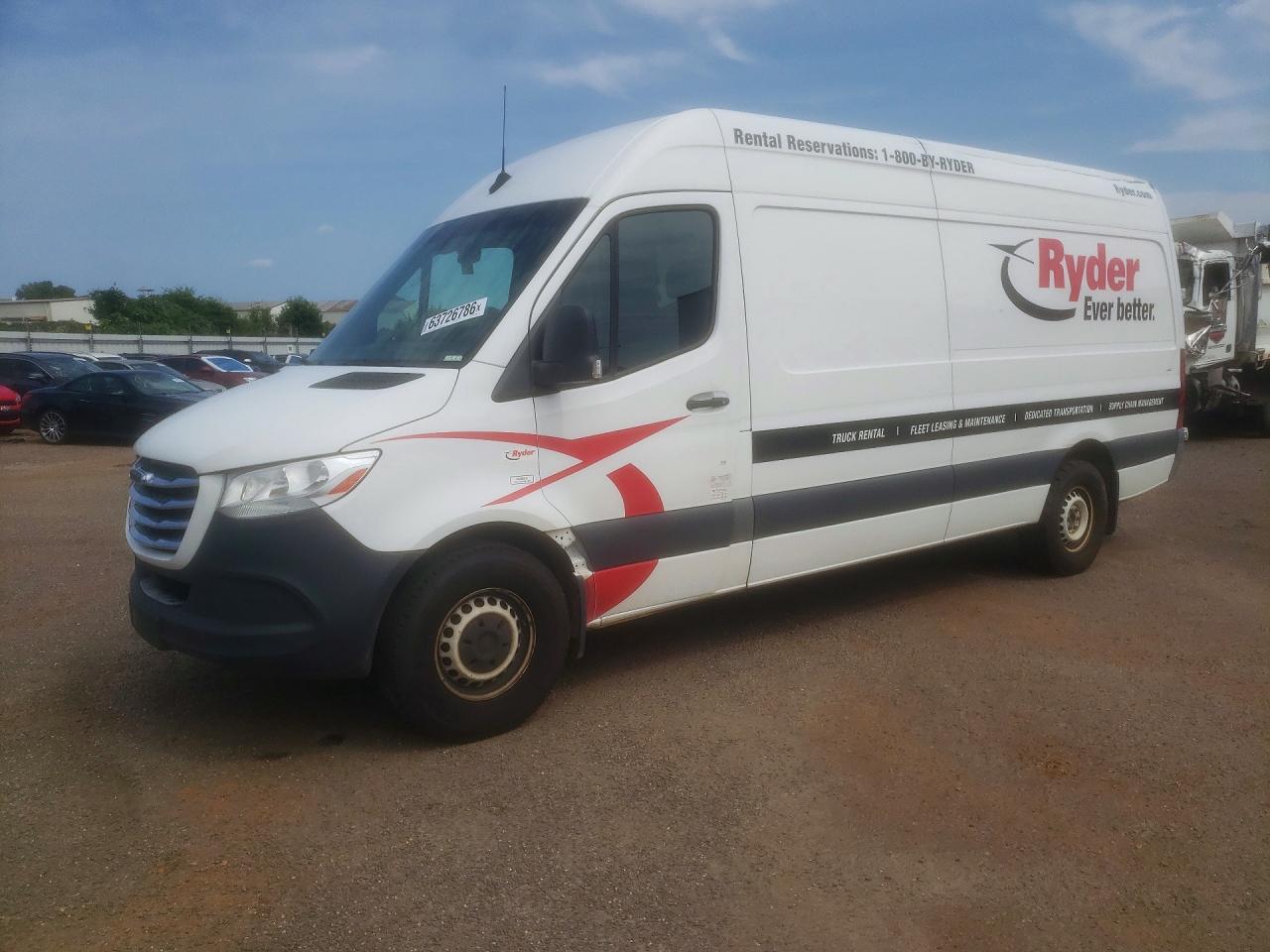 2021 Freightliner Sprinter 2500 VIN W2W4DCHY6MT051676 — COPART salvage auction photo