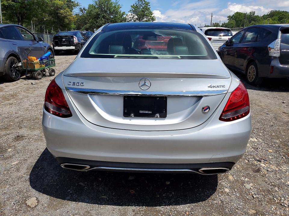 2016 Mercedes-benz C-klasse VIN WDDWF4KB9GR146956 COPART salvage auction — FRONT END, Md - Certificate Of Title, sold $3,900 on 2026-08-15 (photo 6)