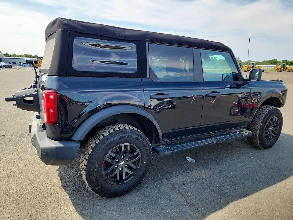 2023 Ford Bronco VIN 1FMDE5BH5PLB83726 COPART salvage auction — FRONT END, Ny - Mv-907A Salvage Certificate, sold $10,300 on 2026-09-18 (photo 3)
