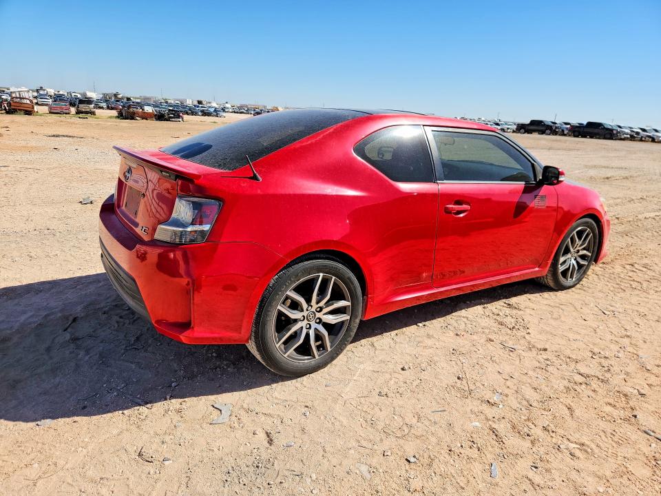 2014 Scion Tc VIN JTKJF5C75E3073632 COPART salvage auction — WATER/FLOOD, Tx - Salvage Title-Flood Damage, sold $1,000 on 2026-09-02 (photo 3)