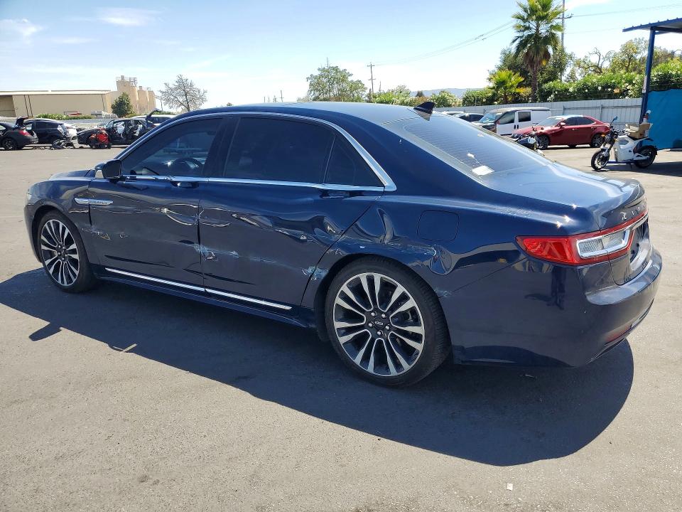 2018 Lincoln Continental VIN 1LN6L9RP7J5614677 COPART salvage auction — SIDE, Ca - Salvage Certificate, sold $3,650 on 2026-09-01 (photo 2)