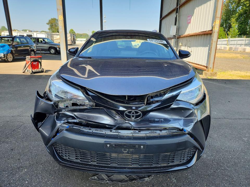 2021 Toyota C-HR VIN JTNKHMBX4M1098142 COPART salvage auction — FRONT END, Or - Salvage Title Certificate, sold $150 on 2026-09-14 (photo 5)