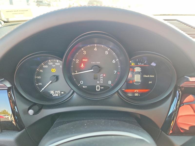 2022 Porsche Macan VIN WP1AA2A57NLB11883 COPART salvage auction — FRONT END, Ca - Salvage Certificate, sold $28,000 on 2026-09-17 (photo 9)