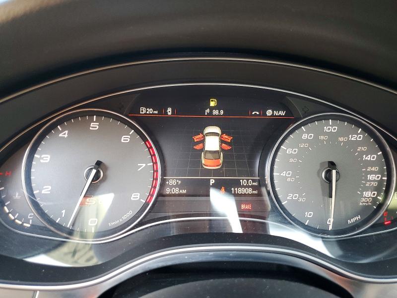2013 Audi S6 VIN WAUJ2AFC1DN037375 COPART salvage auction — NORMAL WEAR, AL - CERTIFICATE OF TITLE, sold $2,350 on 2026-09-08 (photo 9)