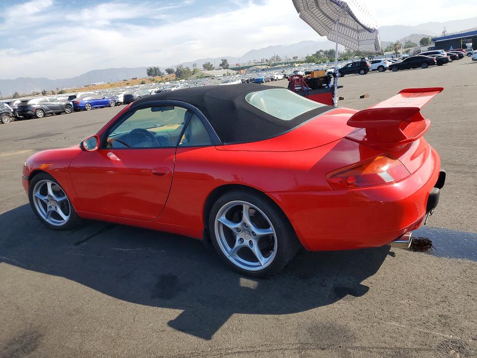 1999 Porsche 911 VIN WP0CA299XXS650749 COPART salvage auction — FRONT END, Ca - Salvage Certificate, sold $4,600 on 2026-08-26 (photo 2)