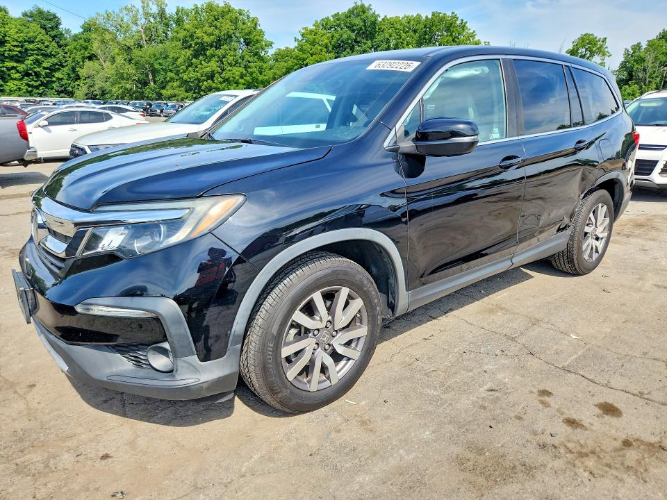 2019 Honda Pilot VIN 5FNYF6H57KB095763 — COPART salvage auction photo