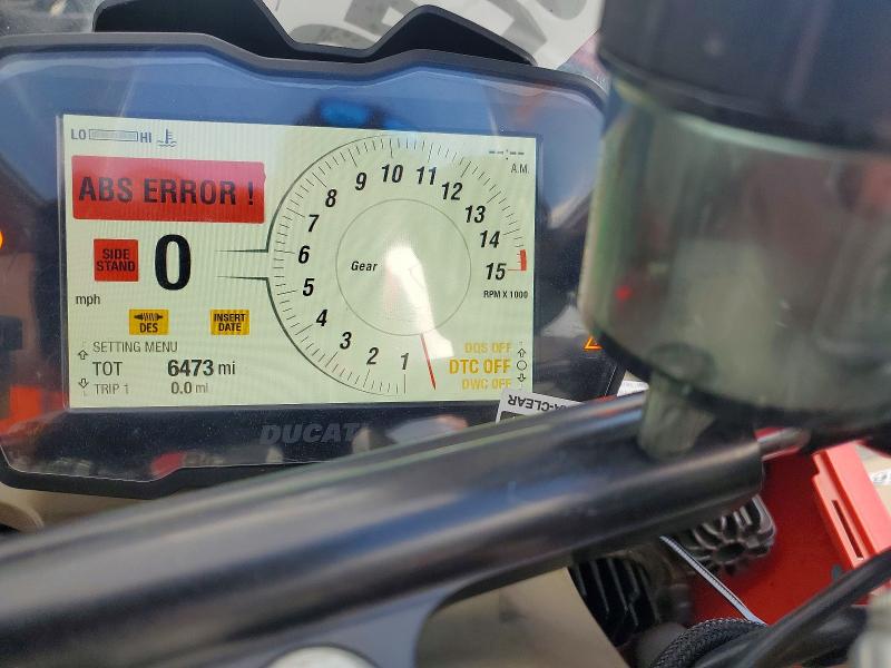 2019 Ducati Panigale VIN ZDMDAGNWXKB006551 COPART salvage auction — FRONT END, Fl - Certificate Of Title, sold $7,900 on 2026-08-14 (photo 7)