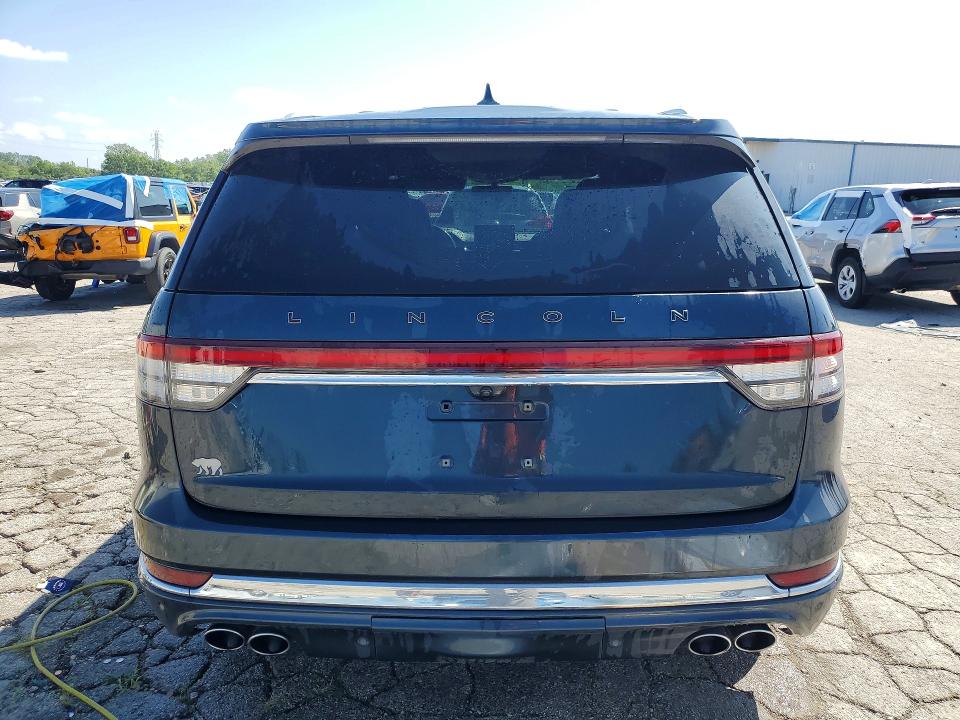 2020 Lincoln Aviator VIN 5LM5J9XC1LGL04174 COPART salvage auction — VANDALISM, Il - Salvage Certificate, sold $16,300 on 2026-09-16 (photo 6)