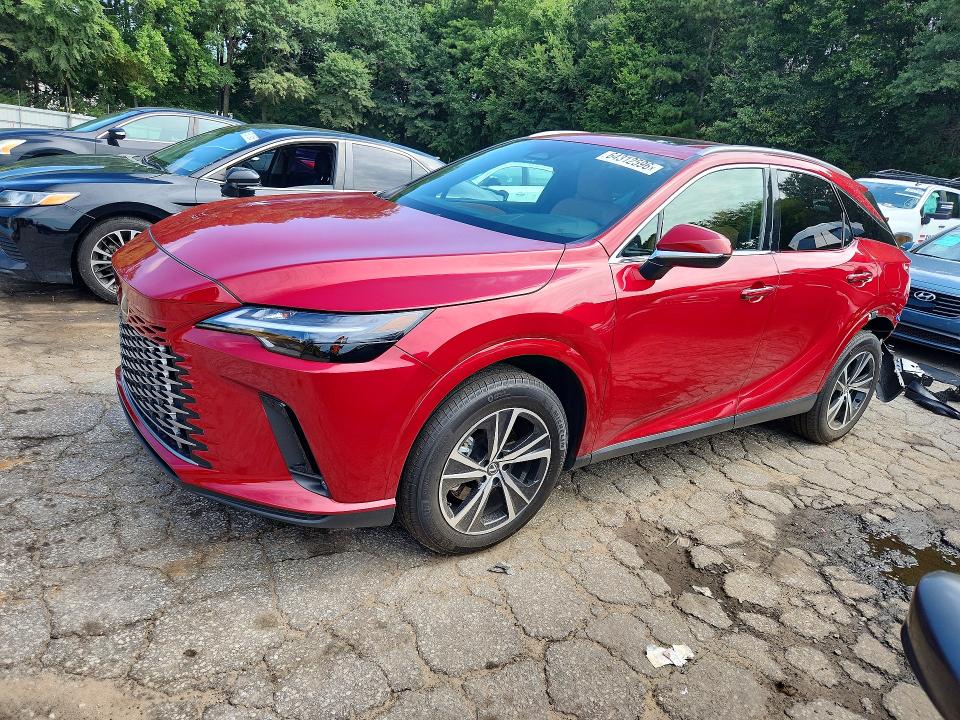 2024 Lexus Rx 350h VIN 2T2BBMCA4RC027117 COPART salvage auction — REAR END, Ga - Cert Of Title-Salvage, sold $26,250 on 2026-08-25 (photo 1)