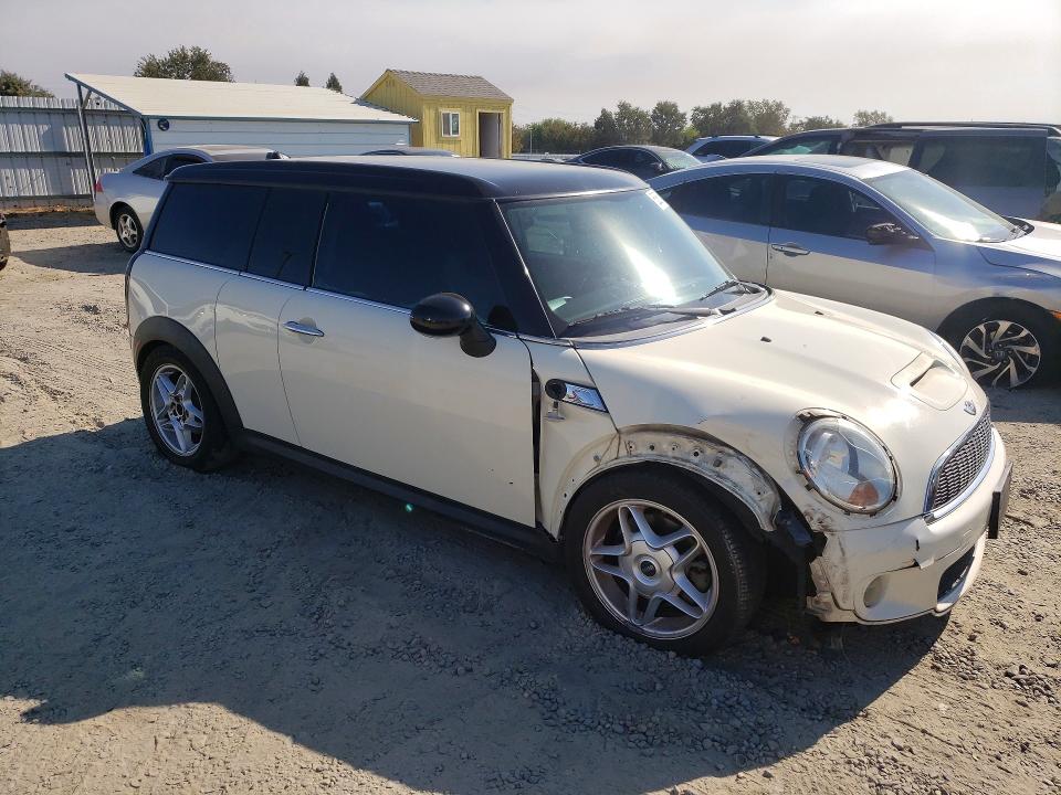 2009 Mini Cooper VIN WMWMM33599TP91829 COPART salvage auction — FRONT END, Ca - Salvage Certificate, sold $100 on 2026-08-11 (photo 4)