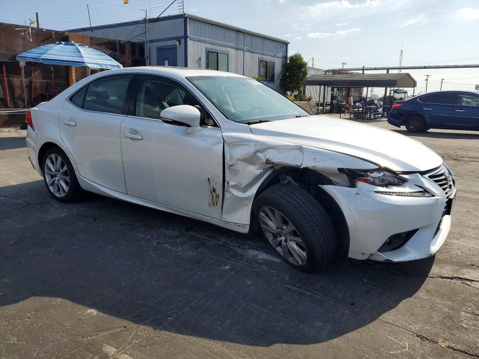 2016 Lexus Is VIN JTHBA1D24G5037622 COPART salvage auction — FRONT END, Ca - Salvage Certificate, sold $6,100 on 2026-08-26 (photo 4)
