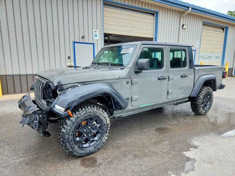 2023 Jeep Gladiator VIN 1C6HJTAG3PL549592 — COPART salvage auction photo