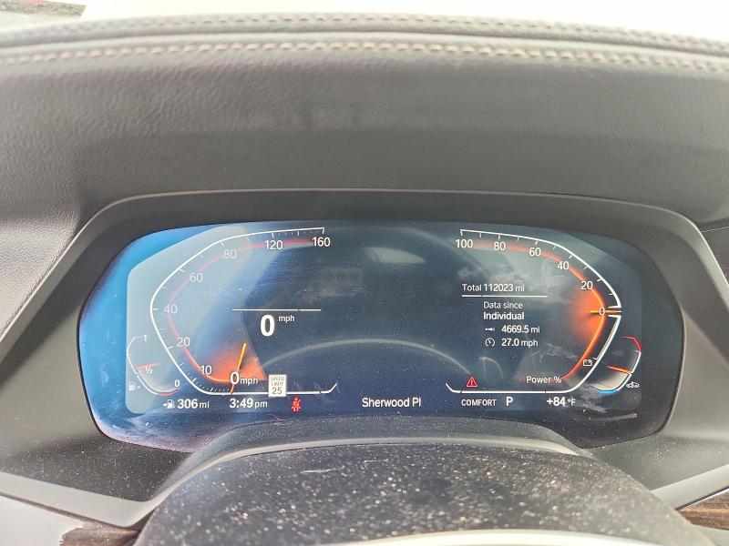 2021 BMW X5 VIN 5UXCR6C07M9E31844 COPART salvage auction — SIDE, CT - CERT OF TITLE-SALVAGE, sold $17,700 on 2026-09-04 (photo 9)