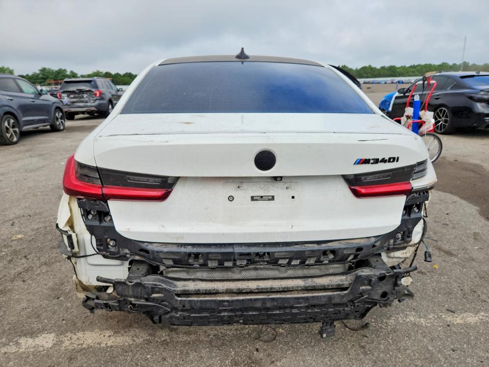 2020 BMW M340i VIN WBA5U7C06LA234668 COPART salvage auction — ALL OVER, NY - MV-907A SALVAGE CERTIFICATE, sold $7,400 on 2026-08-12 (photo 6)