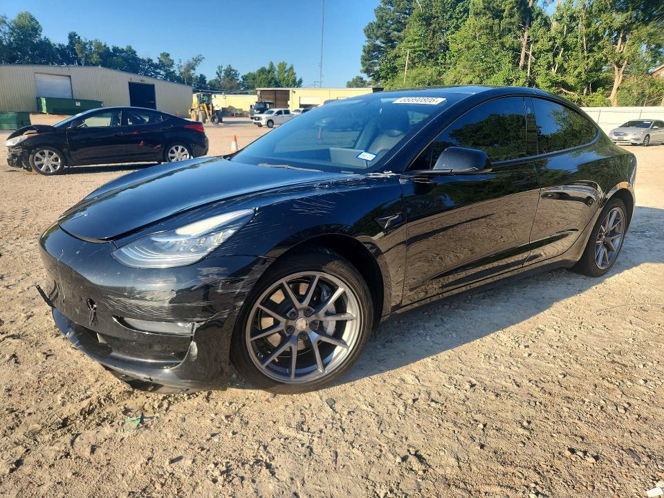 2022 Tesla Model 3 VIN 5YJ3E1EB7NF258815 — COPART salvage auction photo