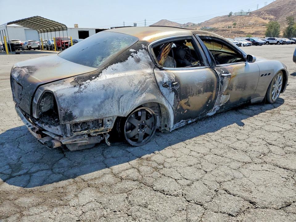 2008 Maserati Quattroporte VIN ZAMFE39A380033378 COPART salvage auction — BURN, Ca - Salvage Certificate, sold $575 on 2026-08-24 (photo 3)