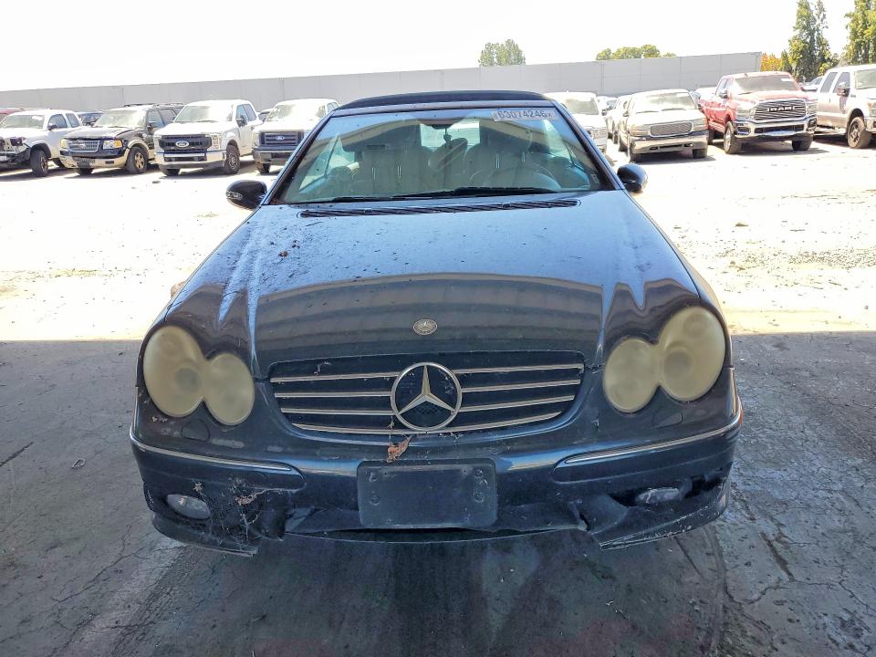 2005 Mercedes-benz Clk-class VIN WDBTK75J55F127945 COPART salvage auction — FRONT END, CA - DIS/DLR/EXP ONLY CLEAN TITLE, sold $450 on 2026-08-18 (photo 5)