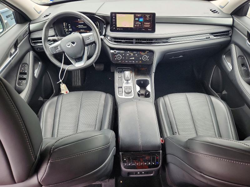 2026 Infiniti Qx60 VIN 5N1AL1FR9TC343878 COPART salvage auction — FRONT END, TX - CERTIFICATE OF TITLE, sold $19,400 on 2026-08-17 (photo 8)