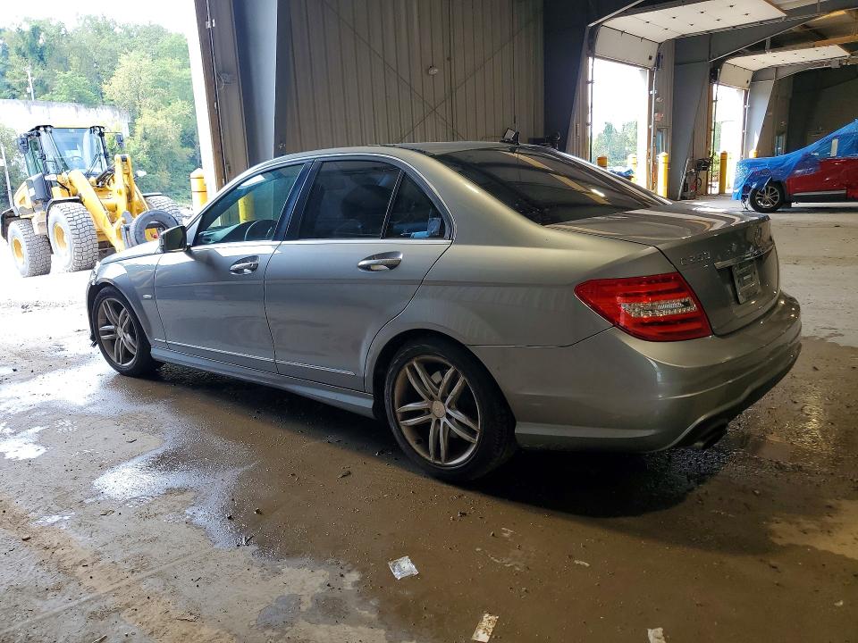 2012 Mercedes-benz C-klasse VIN WDDGF4HB3CA631937 COPART salvage auction — MECHANICAL, La - Certificate Of Title, sold $425 on 2026-08-19 (photo 2)