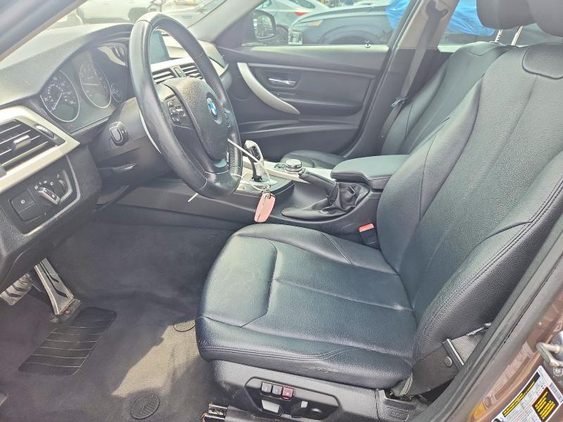 2014 BMW 3er VIN WBA3C3C57EF983757 COPART salvage auction — FRONT END, Pa - Certificate Of Salvage, sold $1,800 on 2026-08-17 (photo 7)