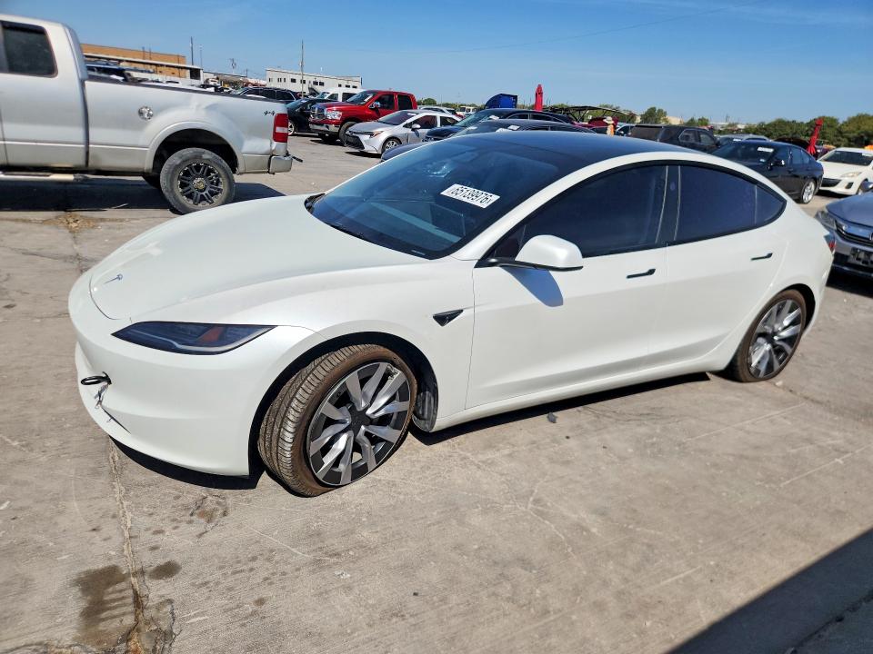 2024 Tesla Model 3 VIN 5YJ3E1EA3RF733079 — COPART salvage auction photo