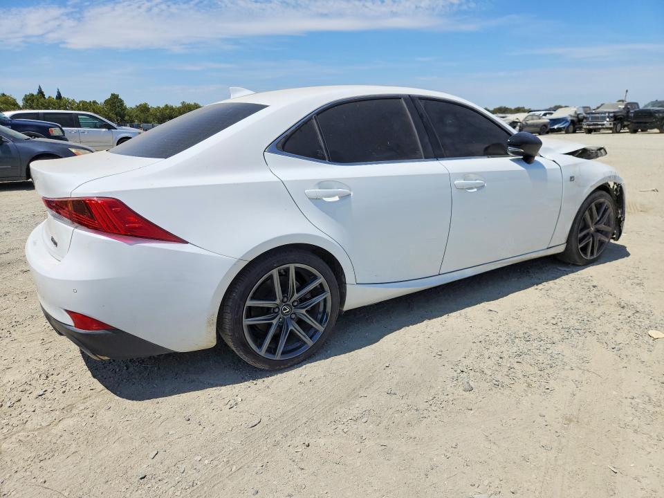 2019 Lexus Is VIN JTHBA1D28K5099954 COPART salvage auction — FRONT END, Tx - Salvage Vehicle Title, sold $7,000 on 2026-08-27 (photo 3)