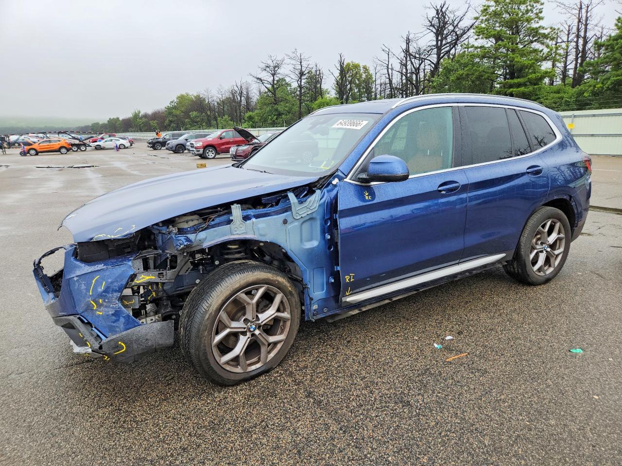 2024 BMW X3 VIN 5UX53DP00R9V47321 — COPART salvage auction photo
