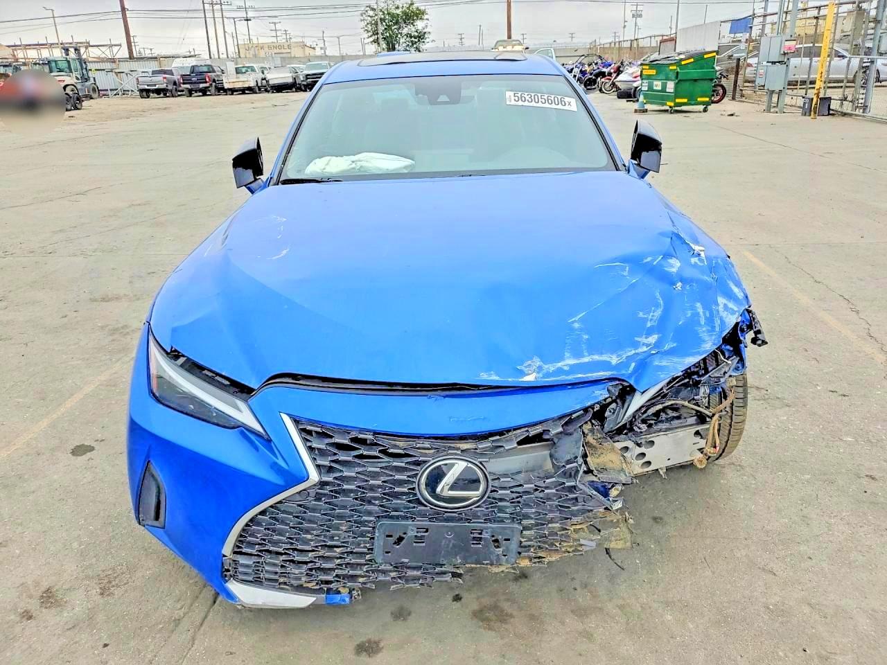 2021 Lexus Is 300 VIN JTHCA1D24M5112965 COPART salvage auction — Front End, CA - SALVAGE CERTIFICATE, sold $8,000 on 2026-09-11 (photo 5)