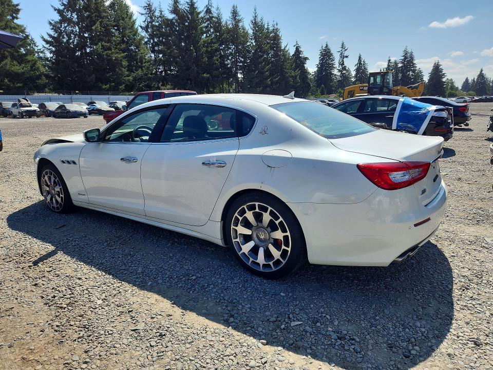2017 Maserati Quattroporte VIN ZAM56RRLXH1217398 COPART salvage auction — FRONT END, WA - VEHICLE CERT OF OWNERSHIP-TITL, sold $2,900 on 2026-08-21 (photo 2)