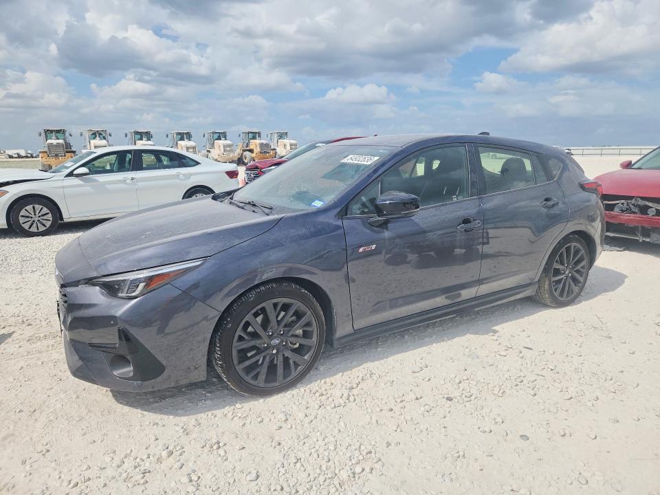 2025 Subaru Impreza VIN JF1GUHJC6S8274792 COPART salvage auction — REAR END, TX - SALVAGE VEHICLE TITLE (P), sold $8,900 on 2026-09-17 (photo 1)