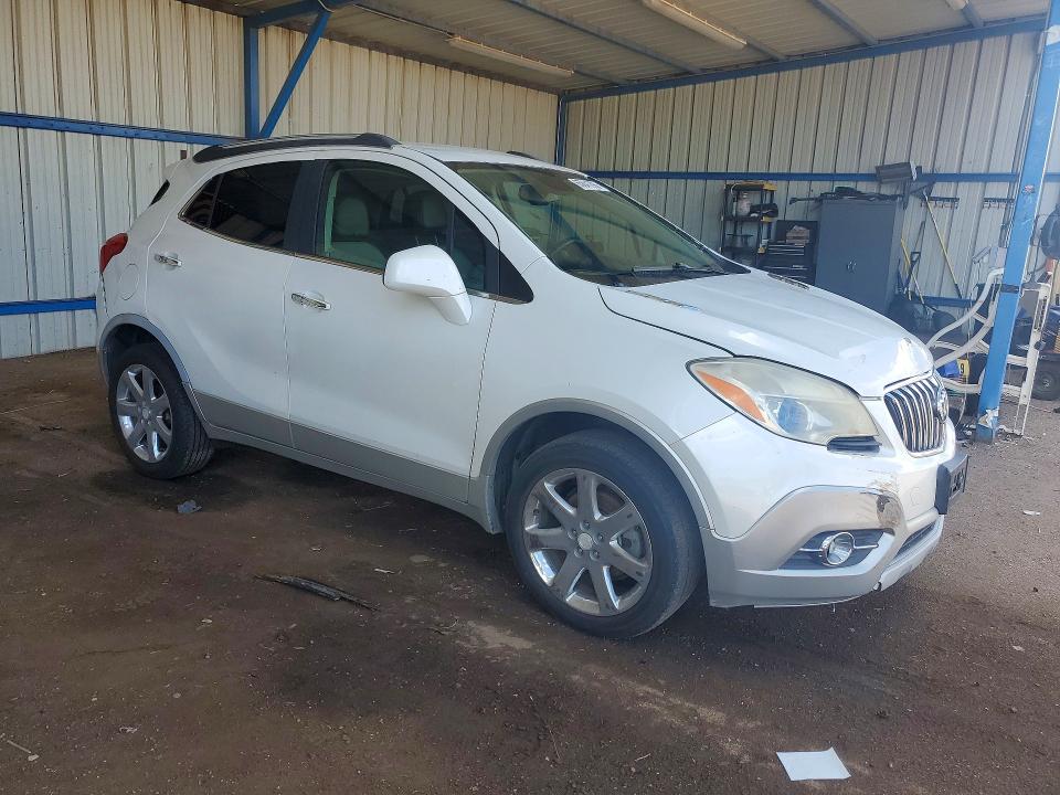 2013 Buick Encore VIN KL4CJBSB9DB174769 COPART salvage auction — FRONT END, Co - Salvage Title, sold $350 on 2026-09-24 (photo 4)