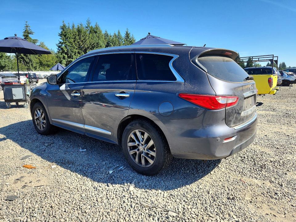 2014 Infiniti Qx60 VIN 5N1AL0MNXEC555377 COPART salvage auction — MECHANICAL, WA - VEHICLE CERT OF OWNERSHIP-TITL, sold $500 on 2026-08-21 (photo 2)