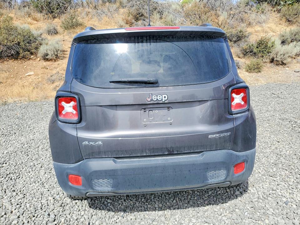 2017 Jeep Renegade VIN ZACCJBAB0HPG55819 COPART salvage auction — MINOR DENT/SCRATCHES, NV - CERTIFICATE OF TITLE, sold $1,300 on 2026-08-20 (photo 6)