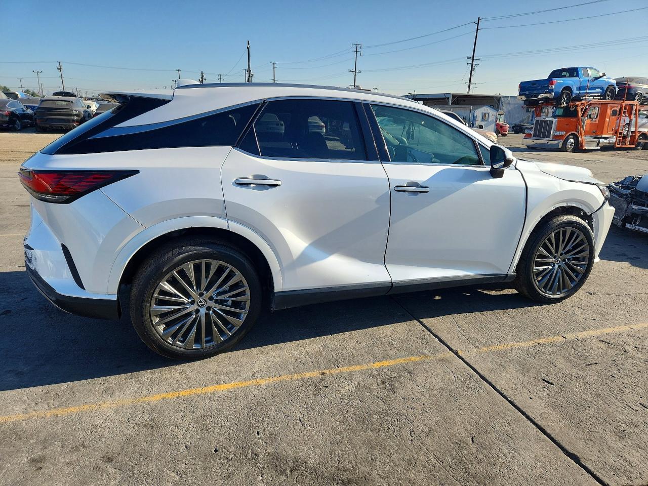 2023 Lexus Rx VIN 2T2BBMCA6PC022269 COPART salvage auction — Front End, Sc - Salvage Title, sold $14,800 on 2026-09-11 (photo 3)