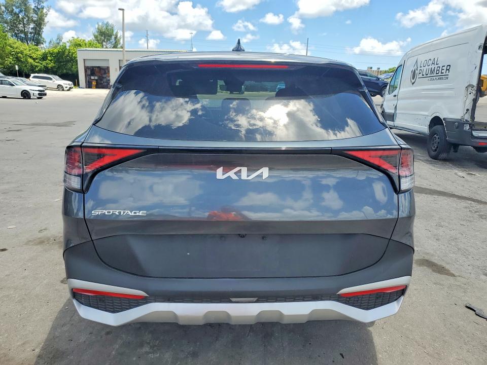 2023 Kia Sportage VIN KNDPU3AF0P7153048 COPART salvage auction — DAMAGE HISTORY, Ga - Certificate Of Title (P), sold $18,495 on 2026-08-22 (photo 6)