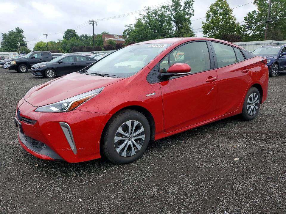 2019 Toyota Prius VIN JTDL9RFU4K3006791 — COPART salvage auction photo