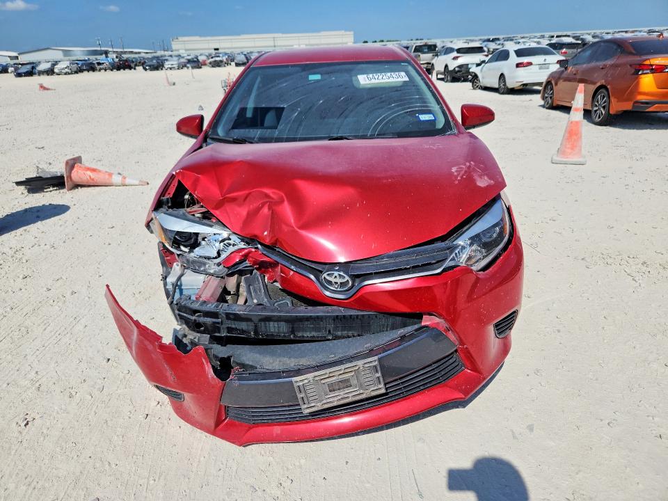 2015 Toyota Corolla VIN 5YFBURHE1FP250704 COPART salvage auction — FRONT END, Tx - Salvage Vehicle Title, sold $2,300 on 2026-08-27 (photo 5)