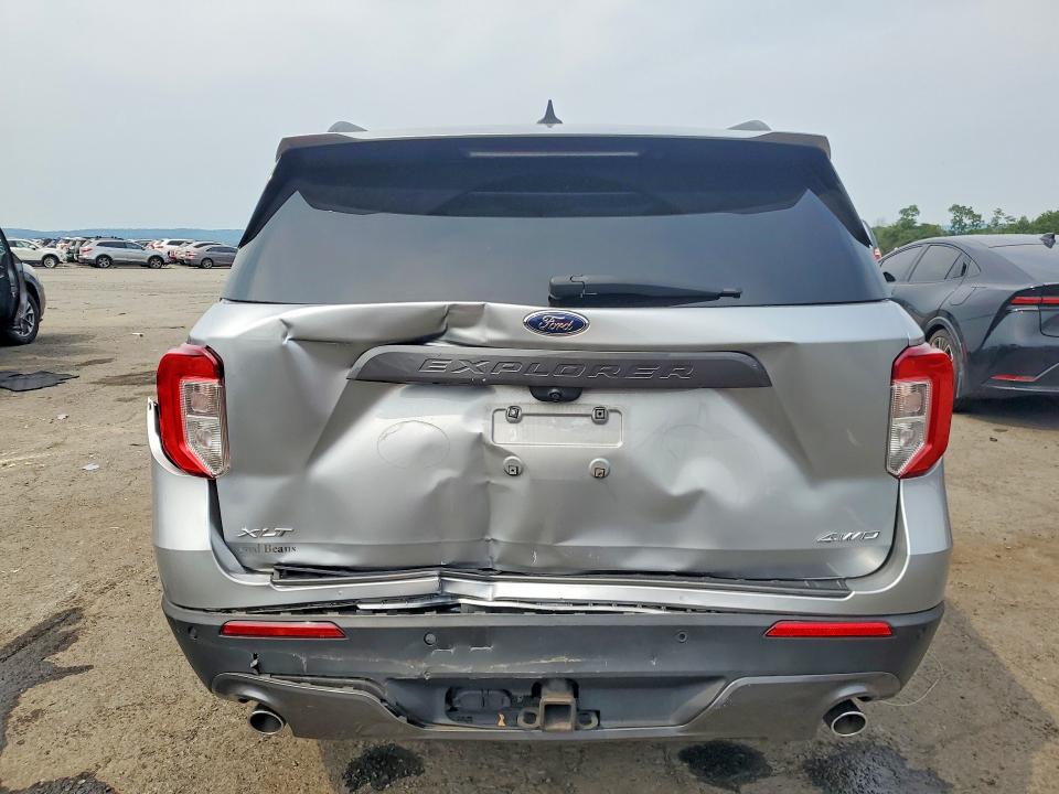 2022 Ford Explorer VIN 1FMSK8DH0NGC16247 COPART salvage auction — REAR END, Pa - Certificate Of Salvage, sold $9,900 on 2026-08-21 (photo 6)