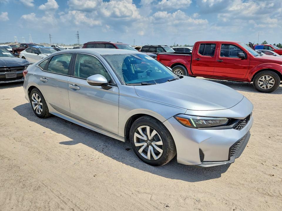 2025 Honda Civic VIN 2HGFE2F28SH600863 COPART salvage auction — NORMAL WEAR, FL - CERT OF TITLE SLVG REBUILDABLE (P), sold $7,700 on 2026-08-21 (photo 4)