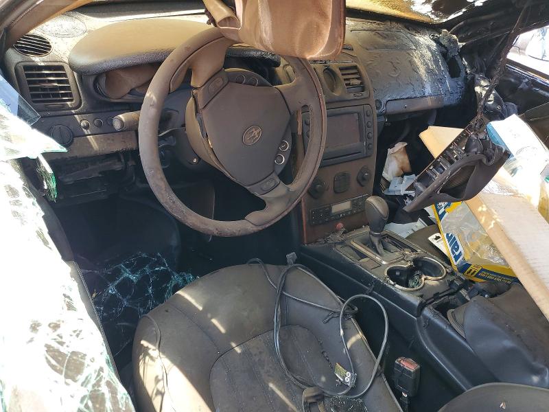 2008 Maserati Quattroporte VIN ZAMFE39A380033378 COPART salvage auction — BURN, Ca - Salvage Certificate, sold $575 on 2026-08-24 (photo 8)